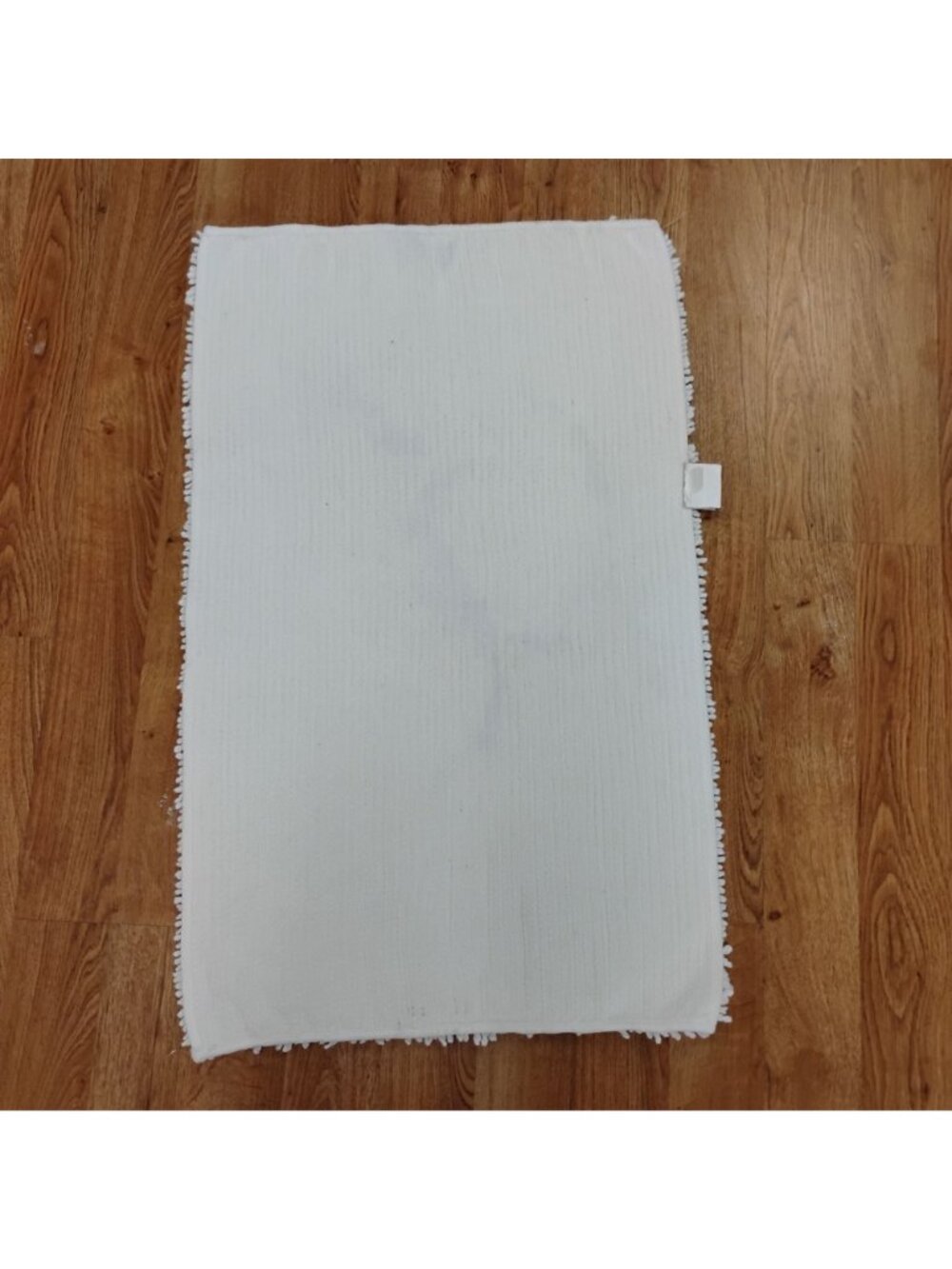 CASALUNA White Cotton Mat & The Company Store Waffle Shower Curtain Bathroom Lo - Picture 10 of 10